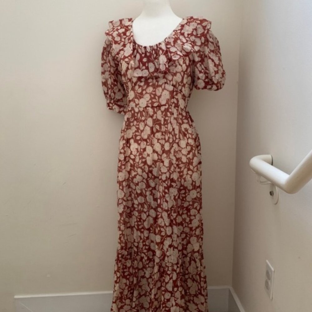 Dôen Rimbaud Dress in Red M